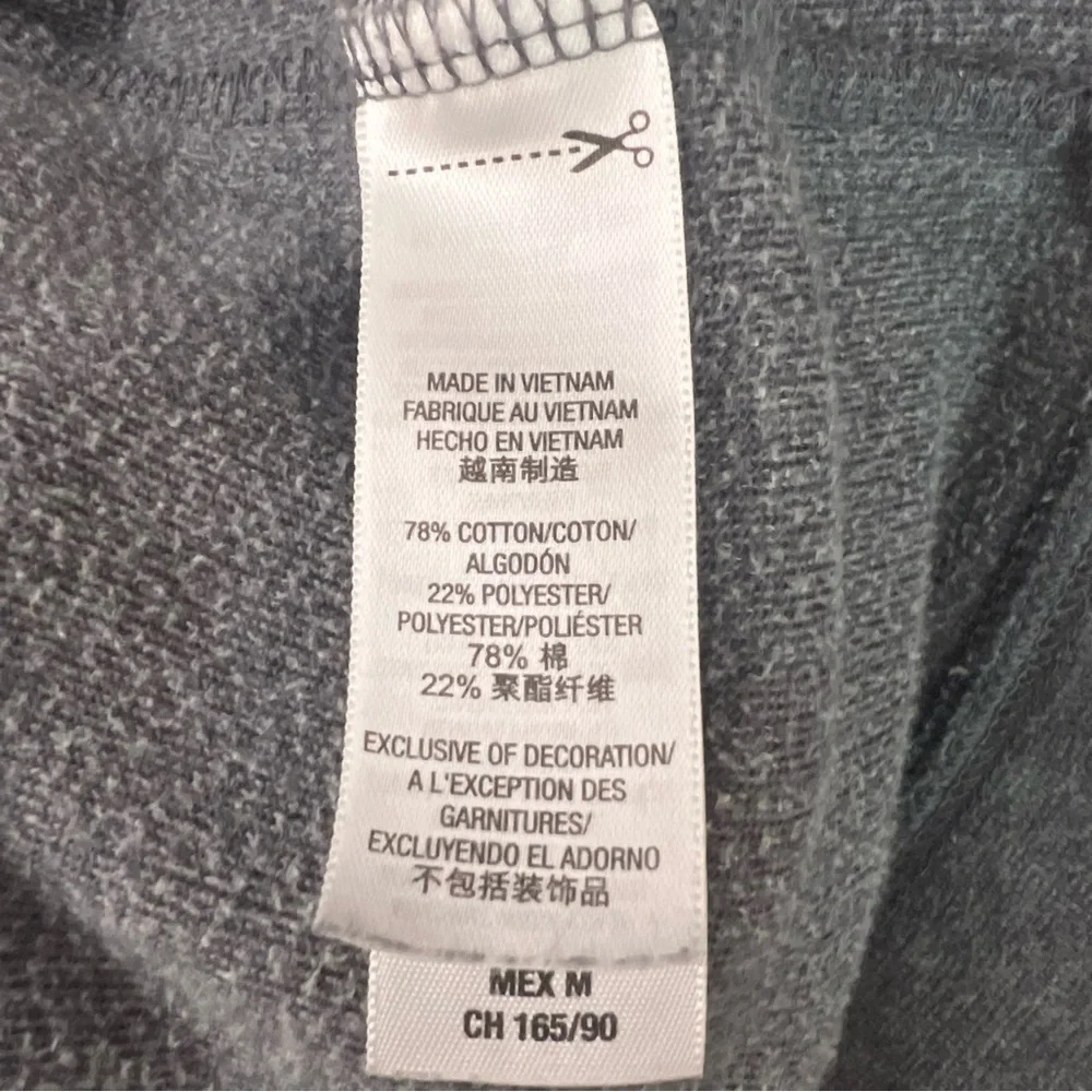 Juicy couture grey zip up sweater fuzzy print logo on back with white sequins - Picture 9 of 9